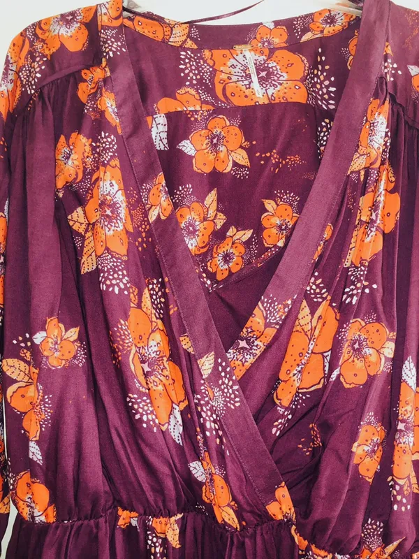 Free People Purple Tunic Top - Image 4