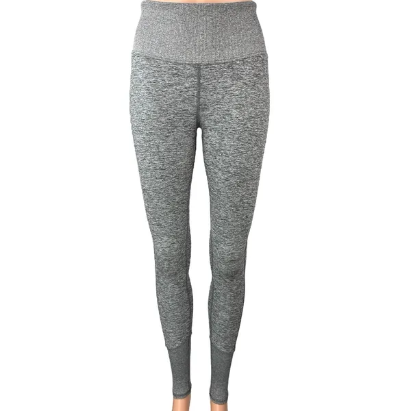 Alo Yoga AirSoft Gray Heather High Rise Yoga Workout Athletic Leggings Pants XS - Image 3