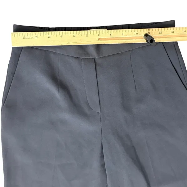 Babaton Navy Blue Cohen Pleated Crepe Tapered Leg Pants Elastic Waist size 4 - Image 3