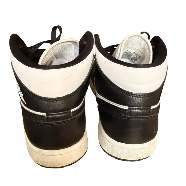 Nike Air Jordan 1 Mid White/Black Panda Black White DV0991-101 Size US 9.5 Women - Image 5