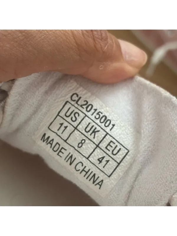 Versatile Pink and White Sneakers with Classic Design Size 11 - Image 6