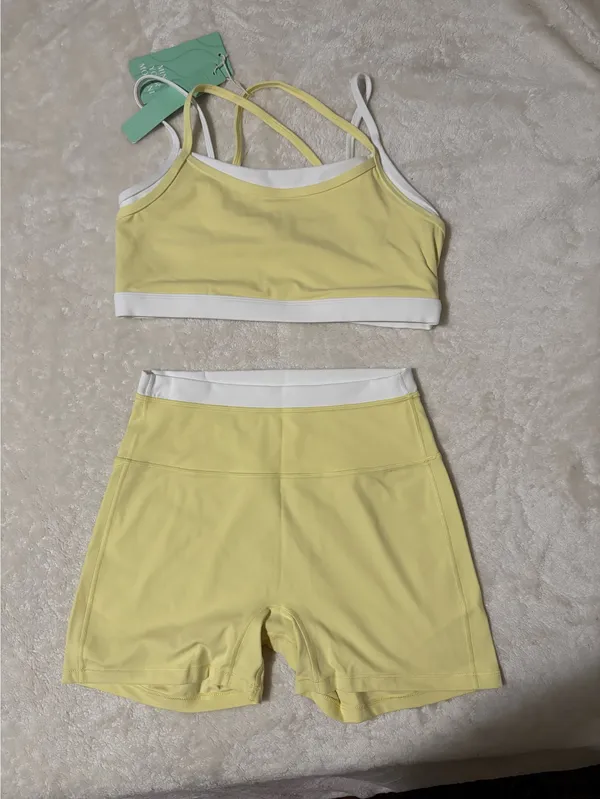 Yellow INNO MINT Workout Set Size M - Image 2