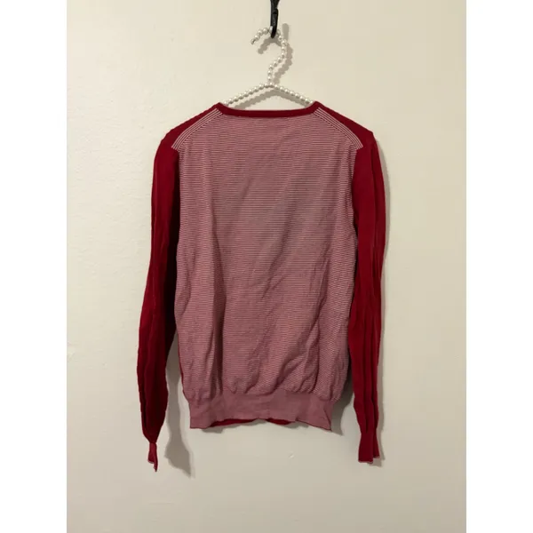 Moschino Sweater Women's Size XL Red Crewneck Pullover Jumper Luxe Designer Top - Image 7