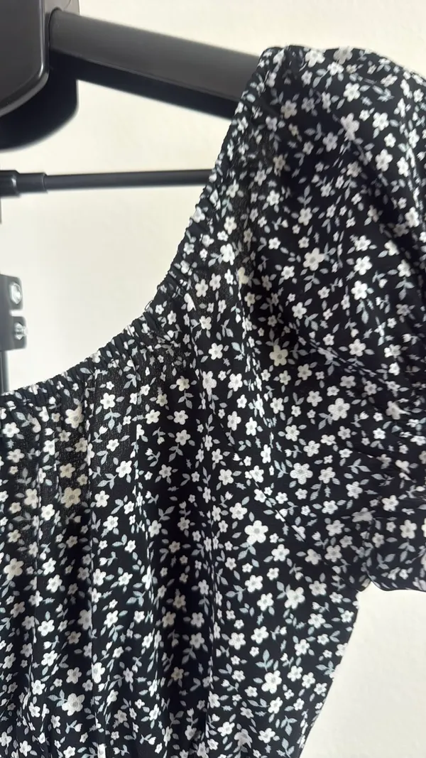 Love Tree Romper Floral Black Women’s - Image 12