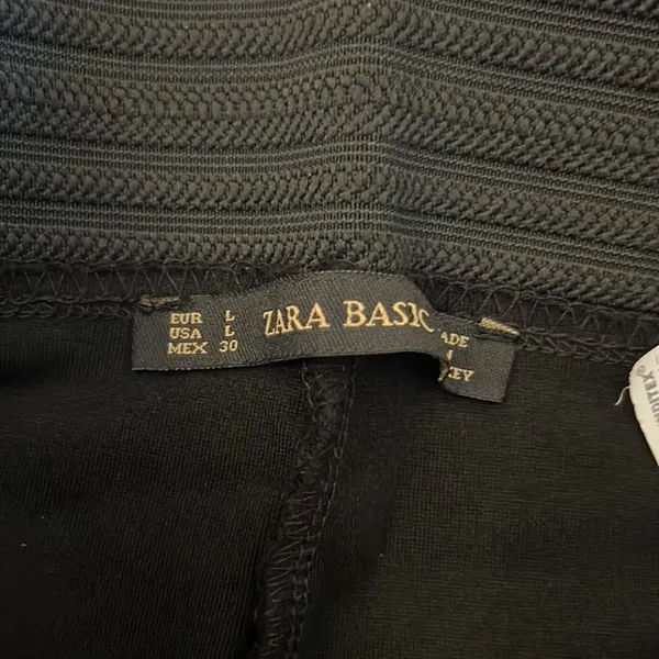 ‎Zara black leggings L - Image 6
