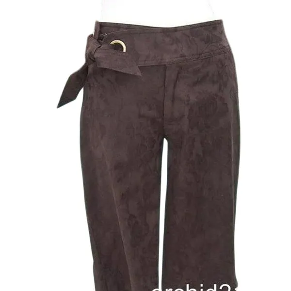 Cache Brown Jacquard Self Belt Walking Bermuda City Short Pant Textured NWT $88 - Image 5