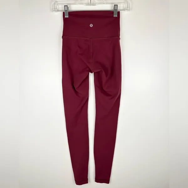 Lululemon Wunder Under Hi-Rise Tight 28” in Ruby Wine - Image 8