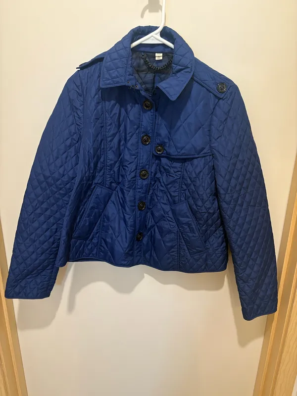 Blue Burberry coat  - Image 3