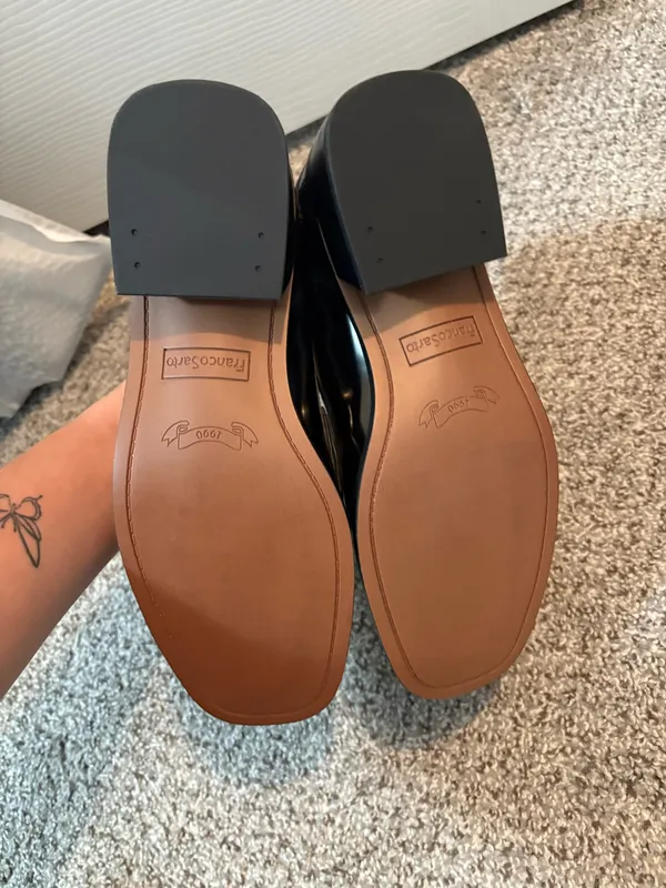 Leather Loafers Black Size 9.5 - Image 3