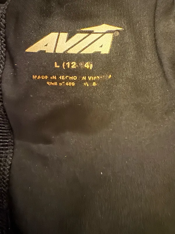Avia black athletic lined shorts  - Image 3