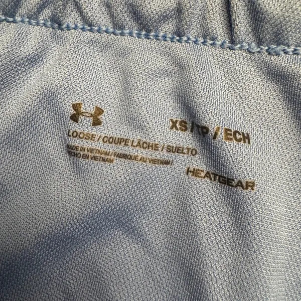 Under Armor size XS blue women's‎ gym workout running shorts - Image 3