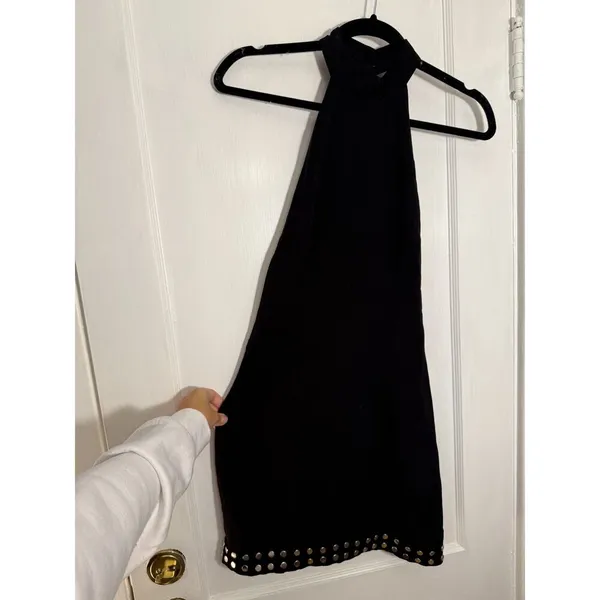 Revolve By The Way Open Back Studded Black Mini Dress -reselling as it’s too small on the top for me🖤 - Image 5