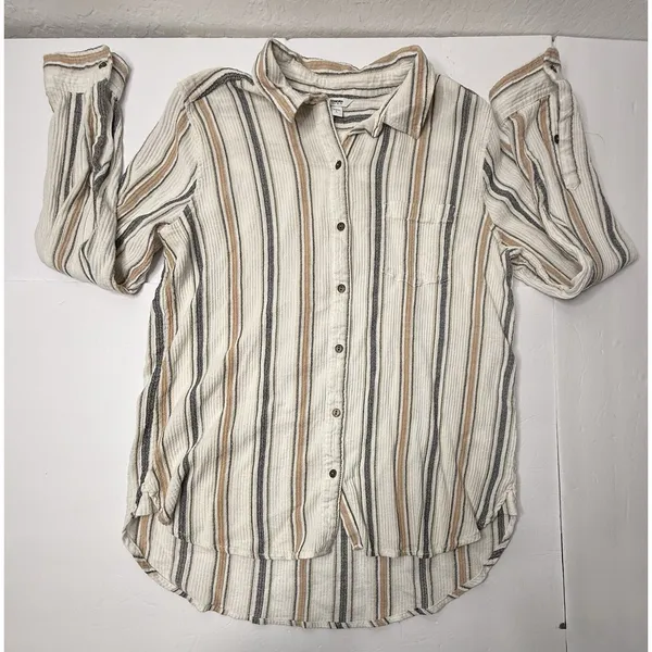 Sonoma‎ Goods for Life Women's Size L Boho Striped Business Casual Career Soft - Image 3