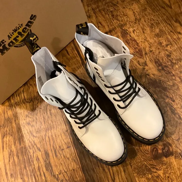 Dr. Martens Jadon Lace-Up Boots White Size 9 EU 41 Style 15265100 BRAND NEW - Image 13