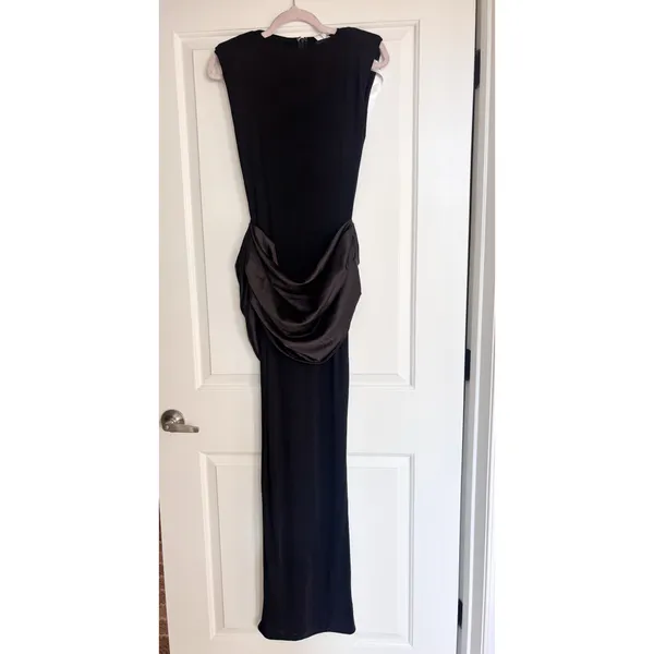 Wanderdoll eman draped maxi dress Black Size M - Image 3
