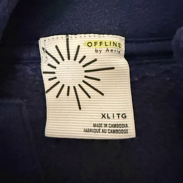 OFFLINE By Aerie Cloud Fleece Polo Sweatshirt - Image 7