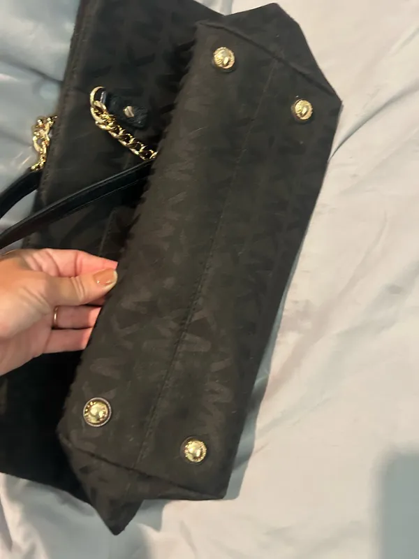 Michael Kors Purse Black Tote - Image 5