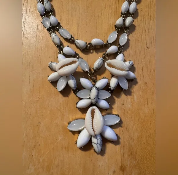 Baublebar Multi strand Statement Shell Necklace - Image 2