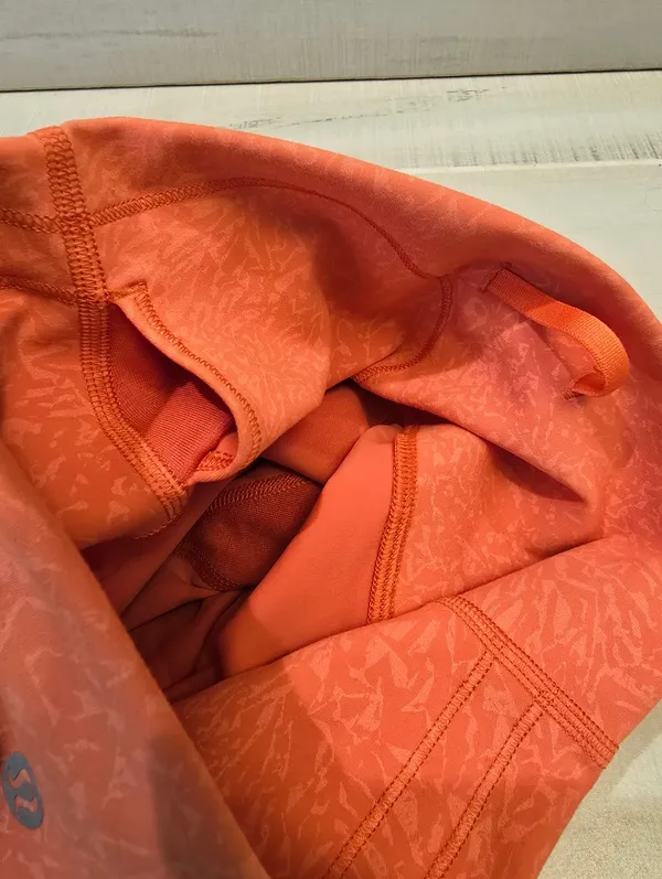 {2} Lululemon Wunder Train Crunch Warm Coral Orange Shorts - Image 11