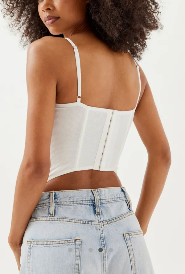 Urban Outfitters White Corset - Image 2