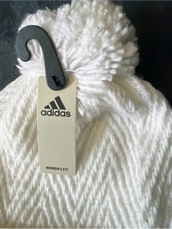 Adidas Women's Twilight 4 Ballie Hat. White Clear/Grey Logo. New with Tags - Image 8