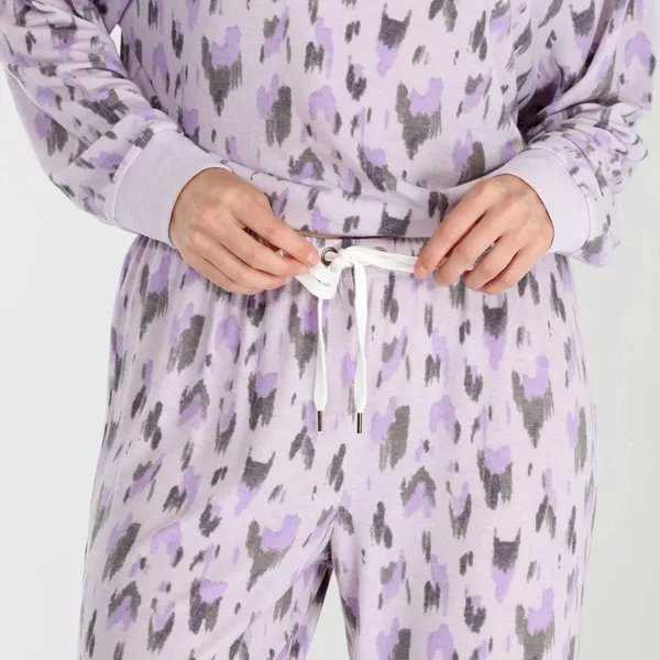 Honeydew‎ Intimates Star Seeker Lounge Set Whisper Ikat Purple Lavender Large - Image 3