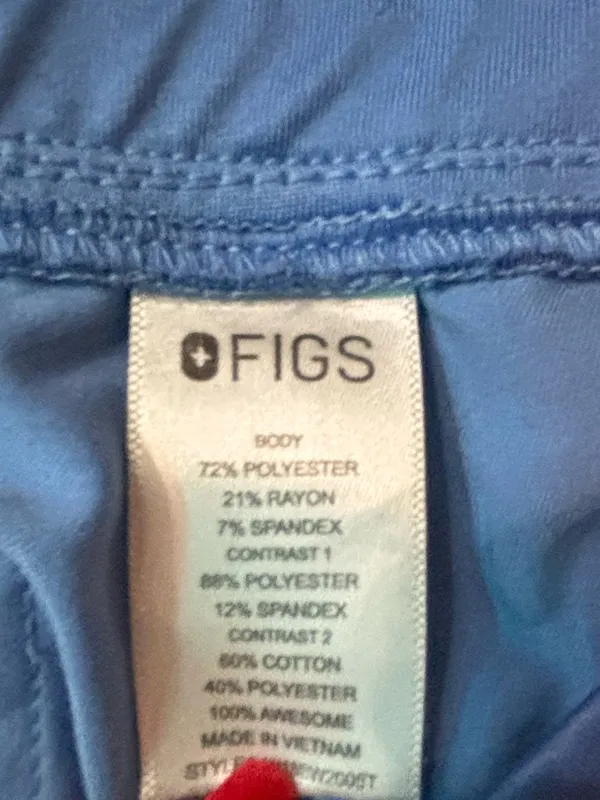 Figs Women’s Zamora Joggers Ceil Blue Size XS/T - Image 6