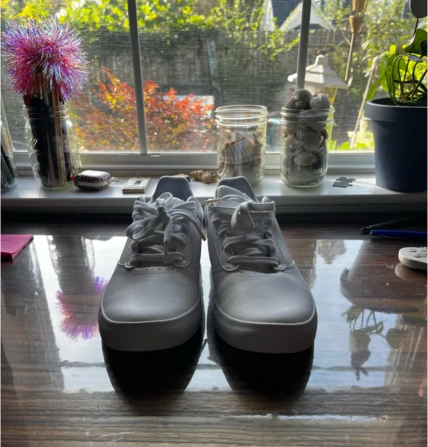 White Adidas Golf Shoes  - Image 3