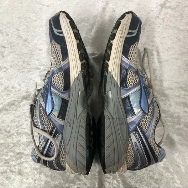 Brooks GTS 12 MOGO DNA Women’s Size 9.5 M Running Shoes Blue gray white - Image 7
