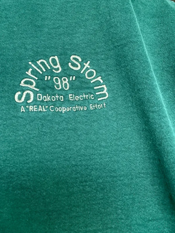 Fruit of the Loom Vintage Spring storm Green crewneck - Image 7