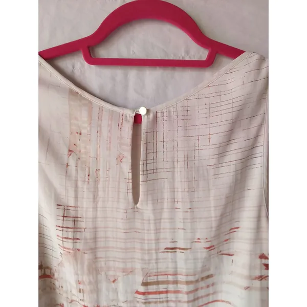 White House Black Market Large Sleeveless Asymmetrical Sleeveless Top - Image 2