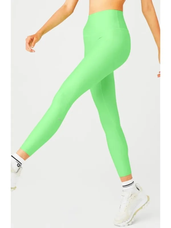 Alo 7/8 High-Waist Airlift Leggings Ultramint Neon Bright Hi-Rise Tights Pants L - Image 2