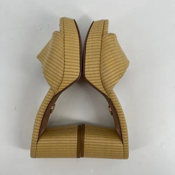 Veronica Beard DALI Woman's Woven Textured Platform Sandals‎ Size 7 Luxury - Image 6