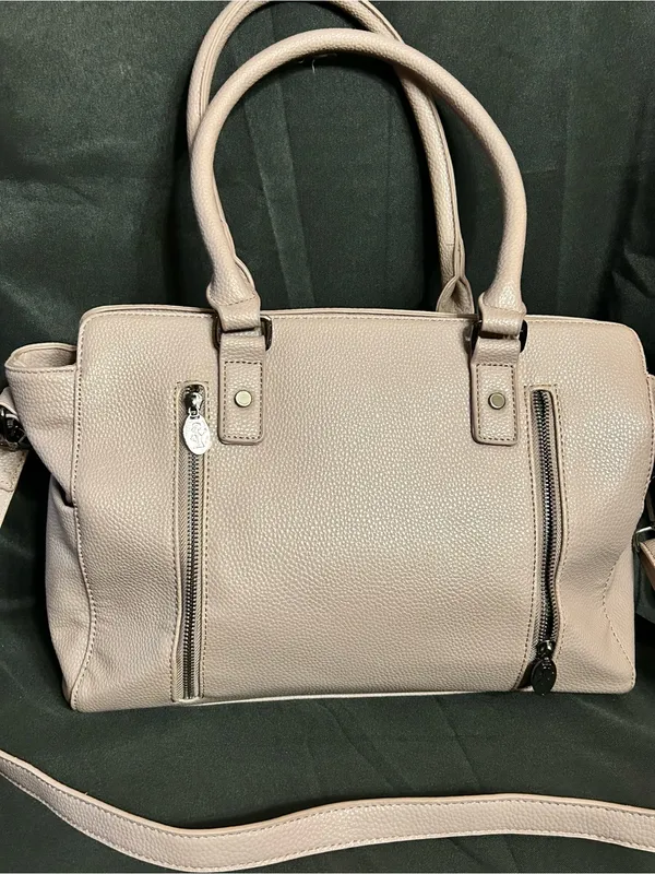 Damsel in Defense Blush Pink Structured Conceal & Carry Satchel Shoulder Bag - Image 2