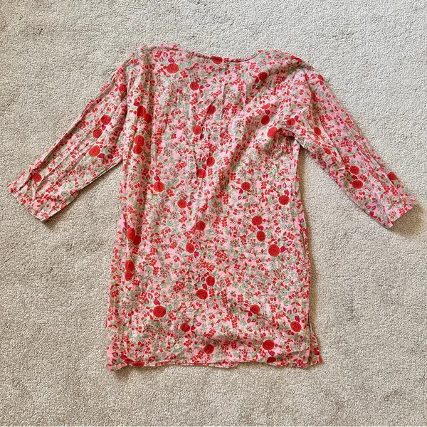 Roller Rabbit Pink Floral Three Quarter Sleeve Tunic - Image 2