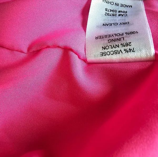 Cupcakes and Cashmere Pink Heart Velvet & Mesh Lined Skirt Size 8 - Image 4