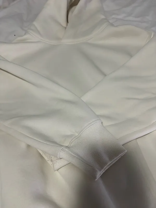 Cream colored hoodie Tan Size XS - Image 2