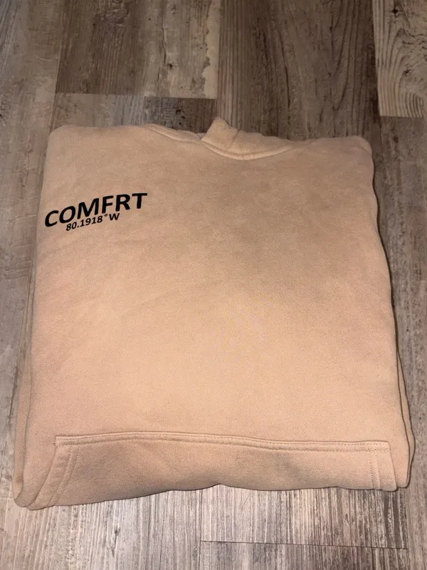 Comfrt Coordinate Unisex Sand Hoodie-XS - Image 4