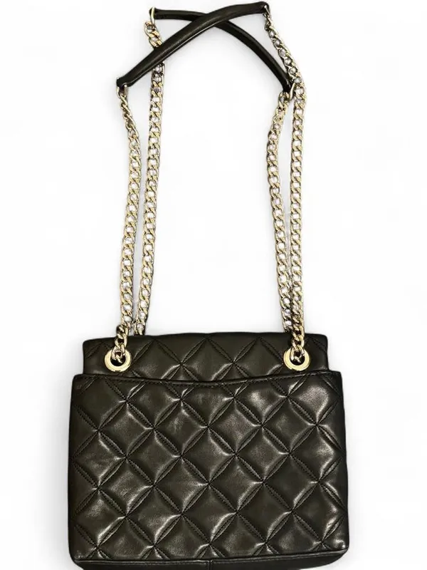 Womens Kate Spade Quilted Leather Black Shoulder Bag Size OS - Image 3