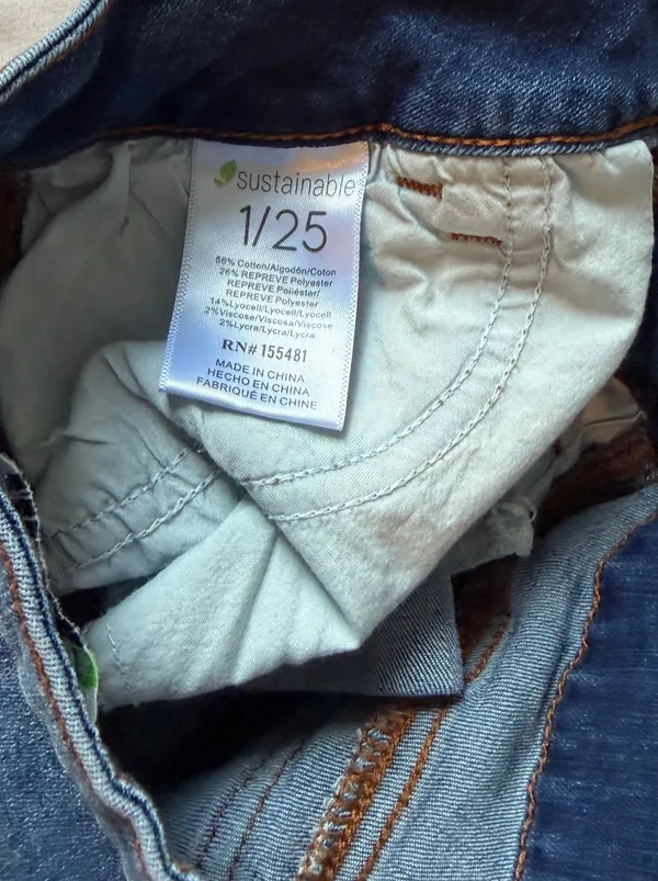 Micro low rise shorts Blue Size 25 - Image 3