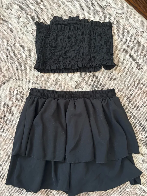 SheIn Black Skirt Set - Image 5