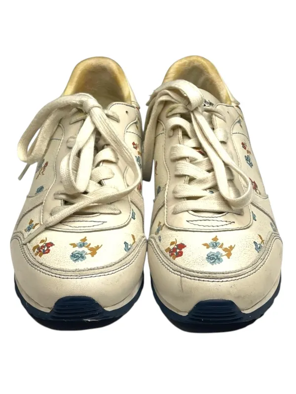 Coach ✽ C142 Runner Running Shoes Sneakers ✽ Chalk Tossed Rose Print ✽ 8.5M ✽ - Image 8