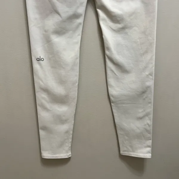 ALO Yoga 7/8 High Waist Air Brush Leggings White Size M - Image 6