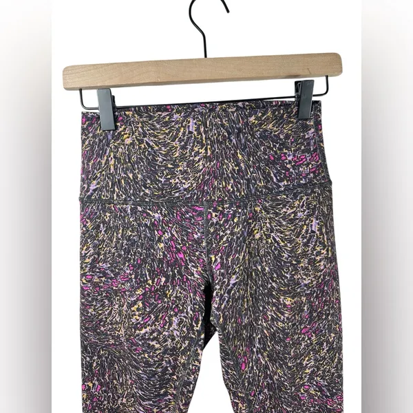 Lululemon Wunder Train High Rise Tight Leggings 28 Topography Multi Size 8 - Image 5