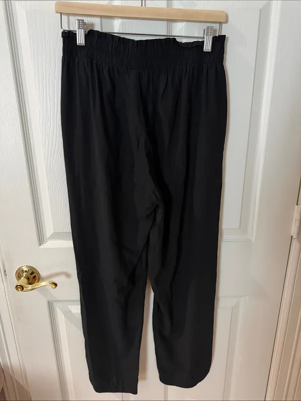 a new day Black Elastic-Waist ankle pant size small - Image 3