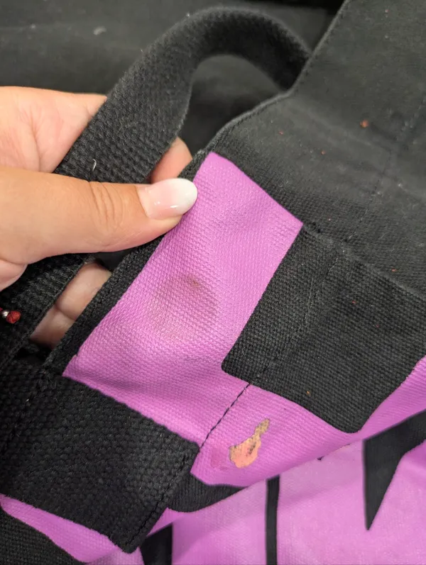 Vintage Victoria's Secret PINK Black Tote Bag - Image 4