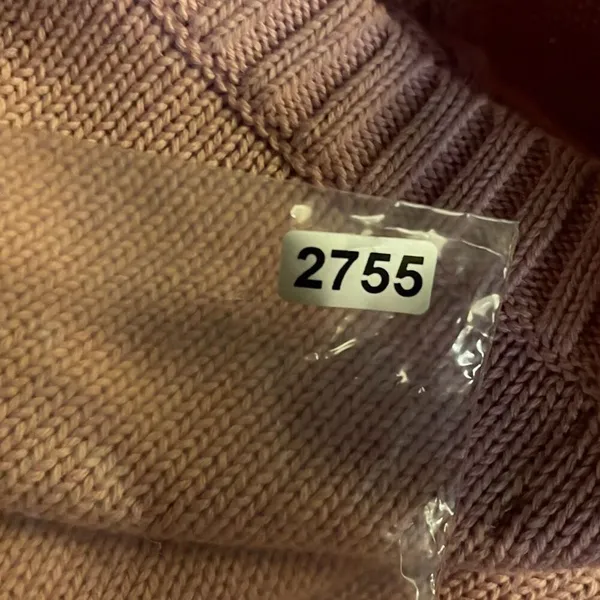Land’s End size L P (14-16) 100% cotton basket weave sweater. - Image 5