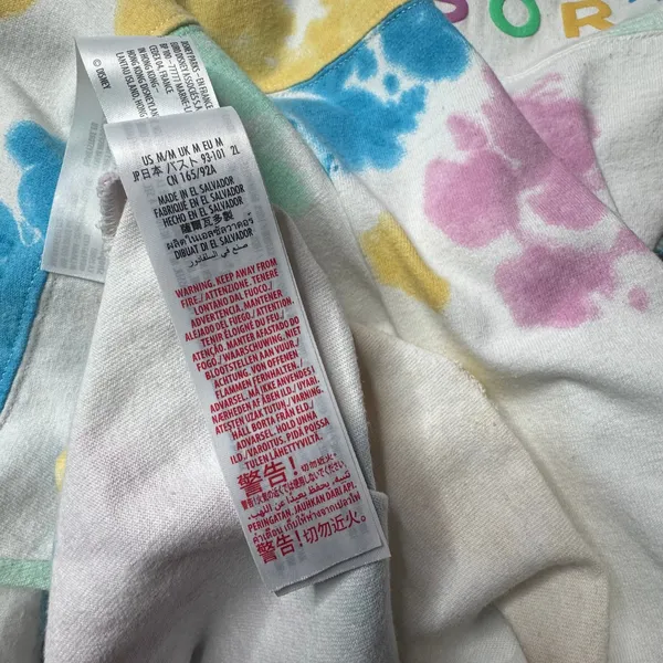 Disney Spirit Jersey Disneyland Resort Pastel Tie Dye Rainbow Size M - Image 12