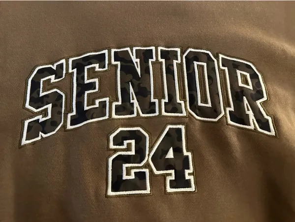 Jostens Senior 2024 Crewneck Brown - Image 3