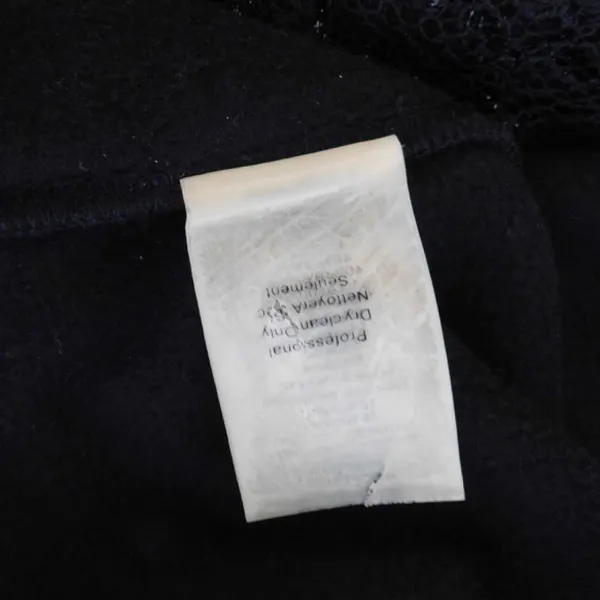 ALICE + OLIVIA Black Cascading Ruffled Knit Floral Lace Sweater Vest Cashmere XS - Image 10